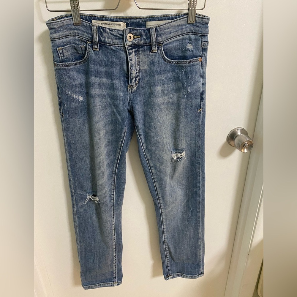 Pilcro slim boyfriend ankle jeans 26P